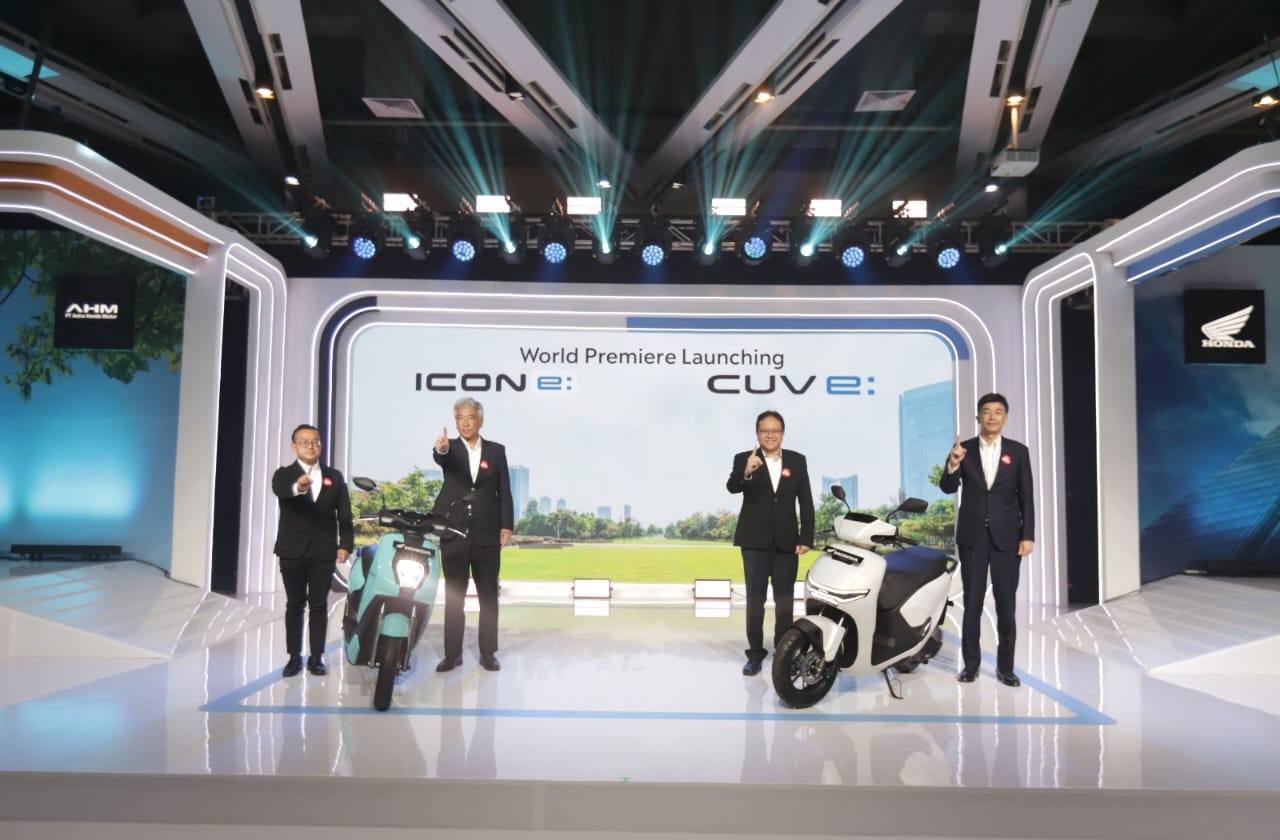 Press Release Wujud Komitmen Elektrifikasi, AHM Luncurkan Honda ICON e: dan CUV e: